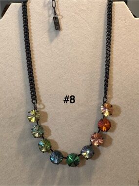TOVA Mini Sofia Necklace in Smutt Watermelon